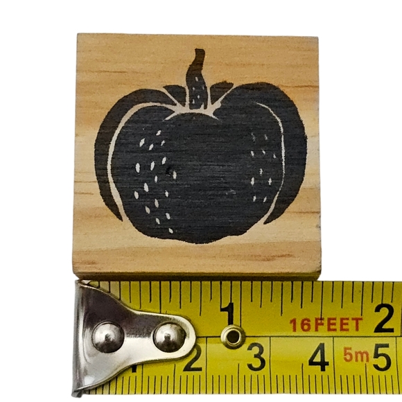 Pumpkin Rubber Stamp - Picture 3 of 3
